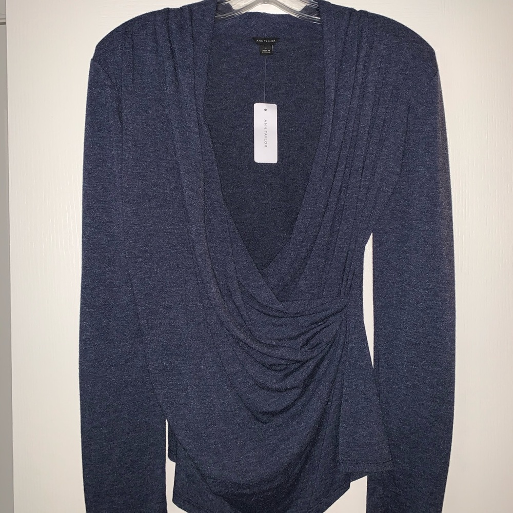 Ann Taylor wrap shirt
